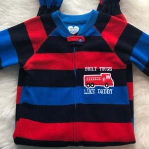 Children’s Place 3T “Firetruck” footed pajamas
